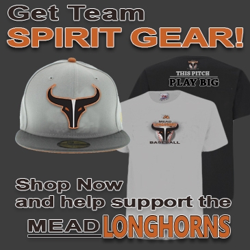Mead Longhorns baseball spirit gear